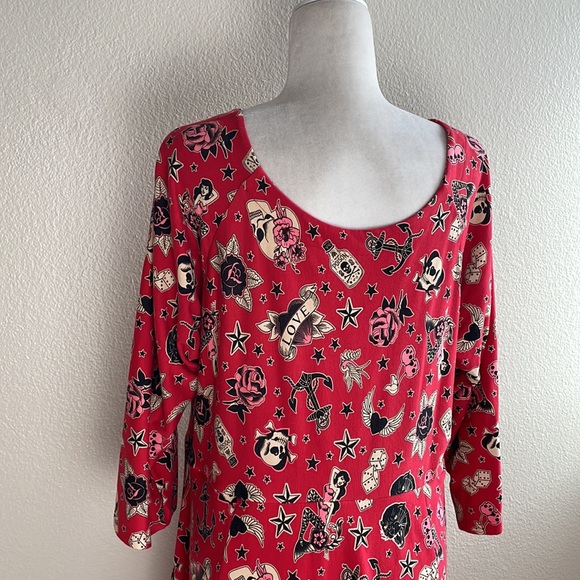 Torrid - Mini Studio Luxe Ponte Babydoll Dress - Picture 9 of 10